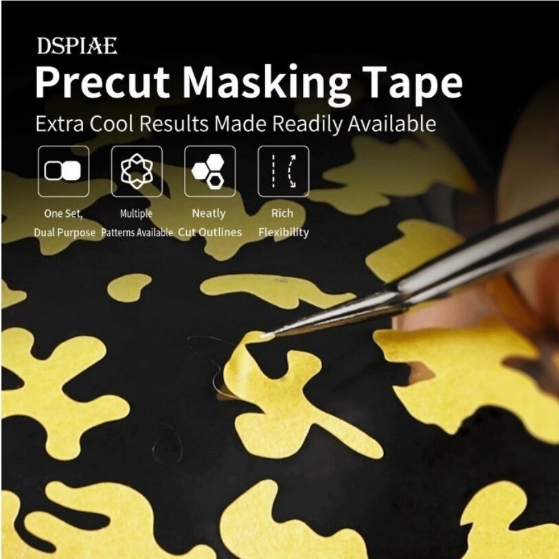 DSPIAE PMT Pre-Cut Masking Tape PMT-H03 to H09 for Gundam Gunpla GK Model Painting DIY Hobby Tool