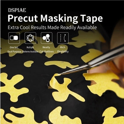DSPIAE PMT Pre-Cut Masking Tape PMT-H03 to H09 for Gundam Gunpla GK Model Painting DIY Hobby Tool