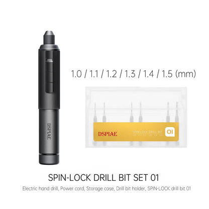DSPIAE AT-ED Orbit Electric Drill Portable Precision Hand Drill Rotary Tool for Gunpla Hobby Model