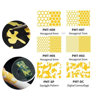 DSPIAE PMT Pre-Cut Masking Tape PMT-H03 to H09 for Gundam Gunpla GK Model Painting DIY Hobby Tool