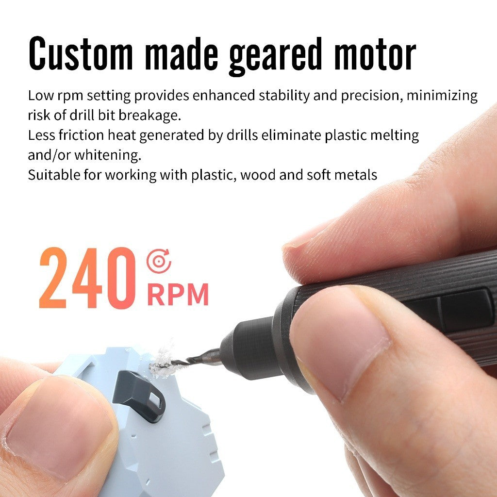 DSPIAE AT-ED Orbit Electric Drill Portable Precision Hand Drill Rotary Tool for Gunpla Hobby Model