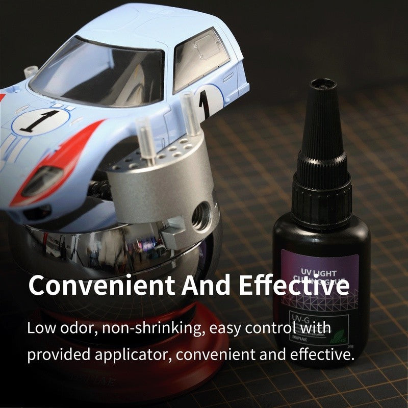 DSPIAE DSP-UV-G UV Light Curing Clear Glue 20g for Gunpla & Scale Model Kits No Fogging