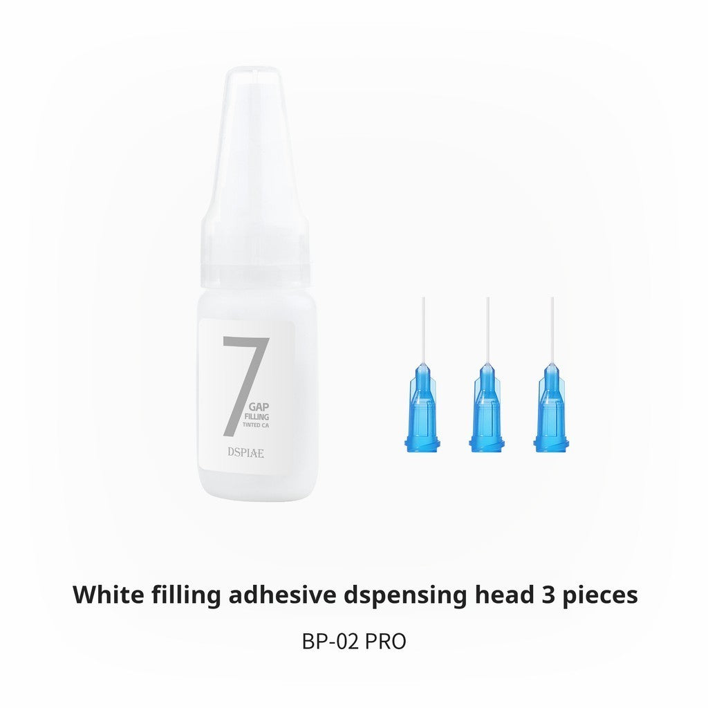 DSPIAE BP-01/BP-02 PRO Black & White CA Gap Filling Glue & Accelerator for Gunpla Model Kits