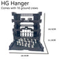 Mecha Maintenance Dock Hanger with 16 Crew –Fits MG HG 1/100 1/144 Gundam, DIY Kit Assembly Required