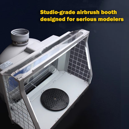 Studio-Grade Water Curtain Spray Booth – Water Curtain System for Pro Gunpla & Scale Models Painting