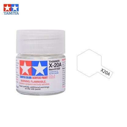 Tamiya Acrylic Paint X Series – Water-Based Gloss Colors X-1 to X-35 for Plastic Models, Gunpla