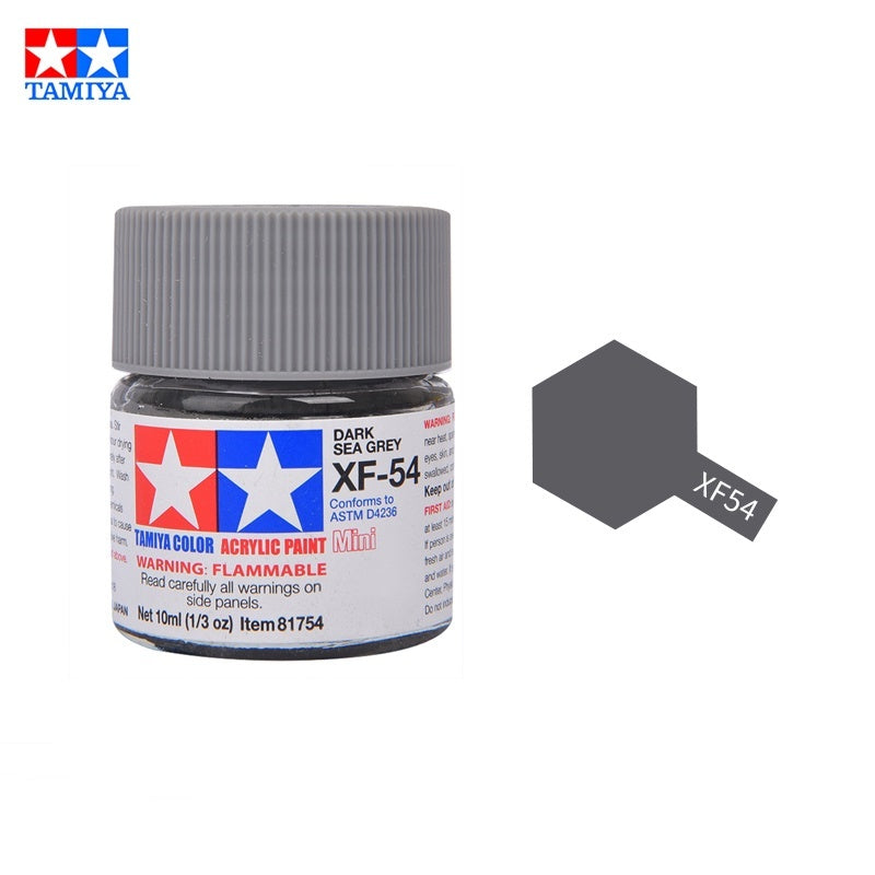 Tamiya Acrylic Paint XF Series – Water-Based Flat Colors XF-1 to XF-90 for Gunpla & Scale Model Kits