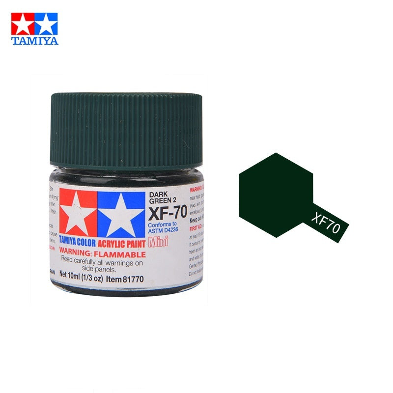 Tamiya Acrylic Paint XF Series – Water-Based Flat Colors XF-1 to XF-90 for Gunpla & Scale Model Kits