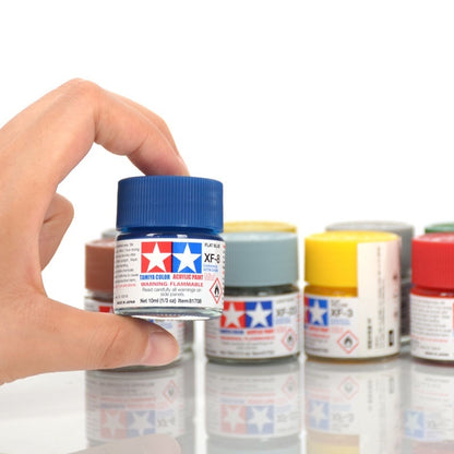 Tamiya Acrylic Paint XF Series – Water-Based Flat Colors XF-1 to XF-90 for Gunpla & Scale Model Kits