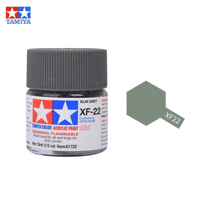 Tamiya Acrylic Paint XF Series – Water-Based Flat Colors XF-1 to XF-90 for Gunpla & Scale Model Kits