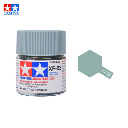 Tamiya Acrylic Paint XF Series – Water-Based Flat Colors XF-1 to XF-90 for Gunpla & Scale Model Kits