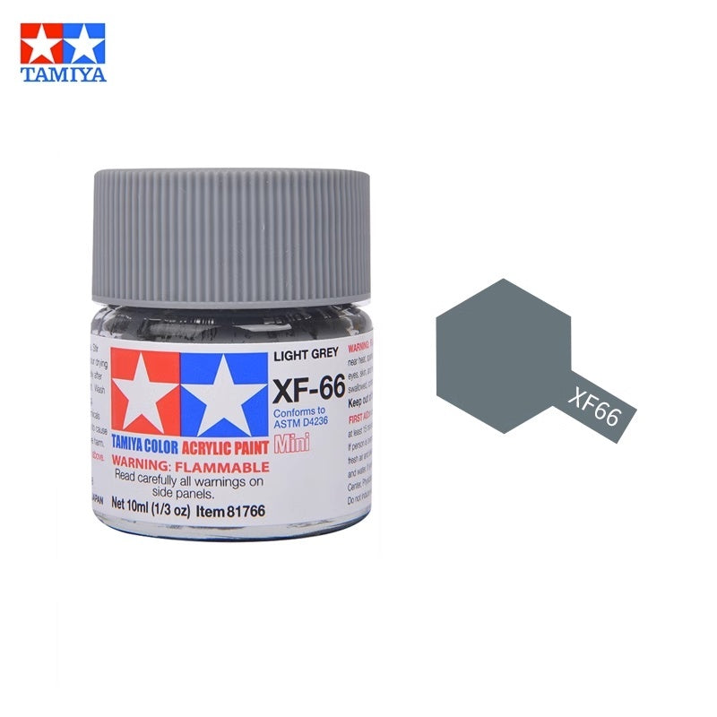 Tamiya Acrylic Paint XF Series – Water-Based Flat Colors XF-1 to XF-90 for Gunpla & Scale Model Kits