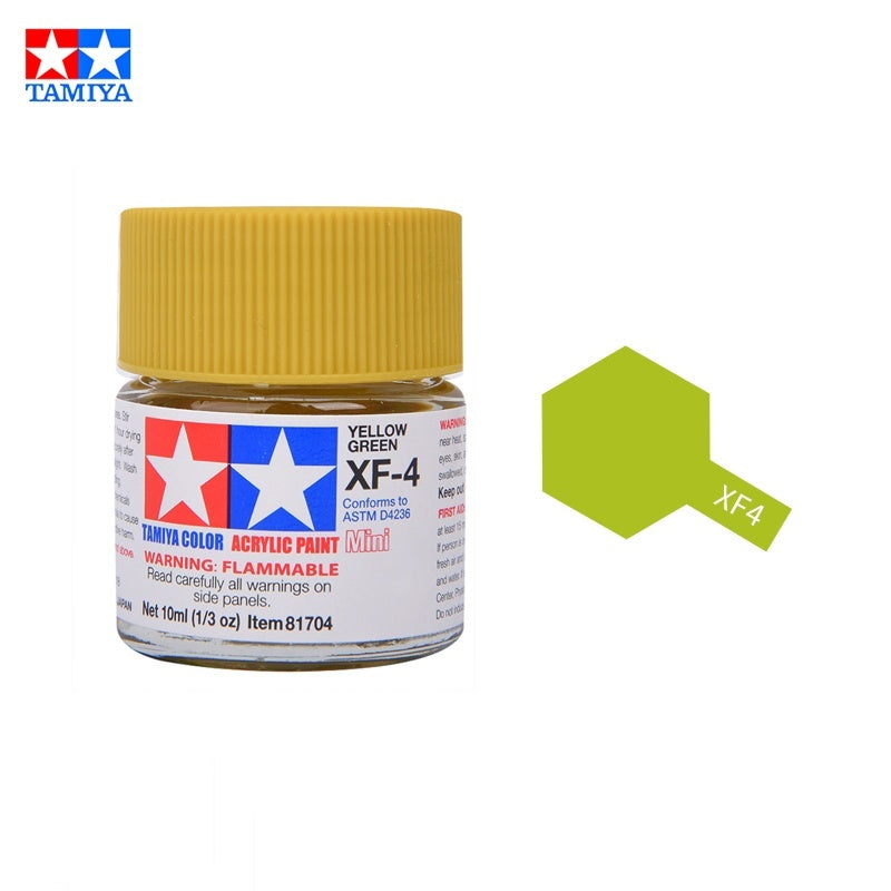 Tamiya Acrylic Paint XF Series – Water-Based Flat Colors XF-1 to XF-90 for Gunpla & Scale Model Kits
