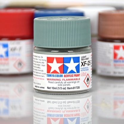 Tamiya Acrylic Paint XF Series – Water-Based Flat Colors XF-1 to XF-90 for Gunpla & Scale Model Kits