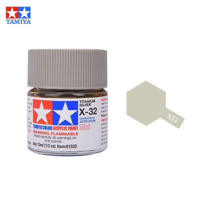 Tamiya Acrylic Paint X Series – Water-Based Gloss Colors X-1 to X-35 for Plastic Models, Gunpla