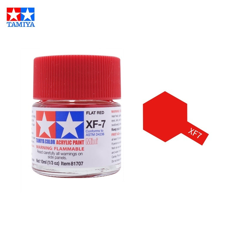 Tamiya Acrylic Paint XF Series – Water-Based Flat Colors XF-1 to XF-90 for Gunpla & Scale Model Kits