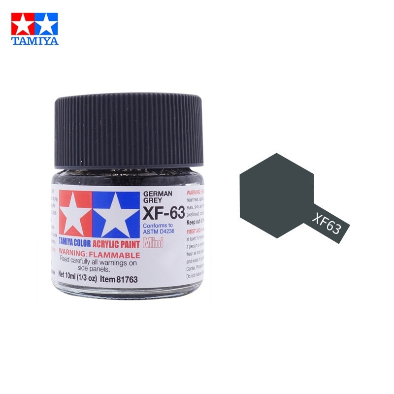 Tamiya Acrylic Paint XF Series – Water-Based Flat Colors XF-1 to XF-90 for Gunpla & Scale Model Kits