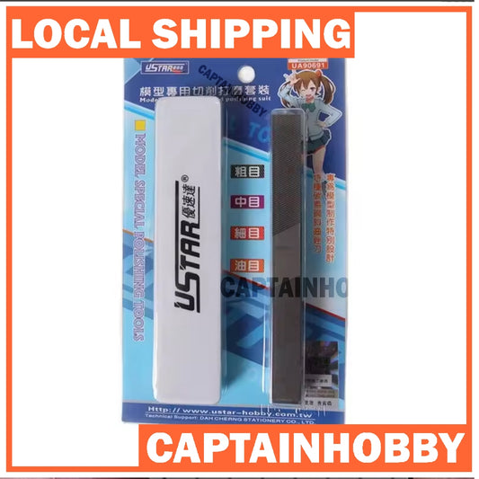 Polishing/ Grinding Metal Files Tool Set 5 Pcs for Ganpla/ Gundam and Scale Model Building