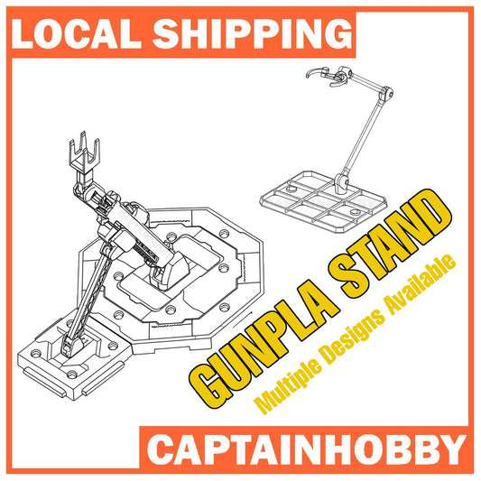 Gunpla Stand Action Base for Gundam – 4 Types Available for HG RG MG BB Figure Display Base