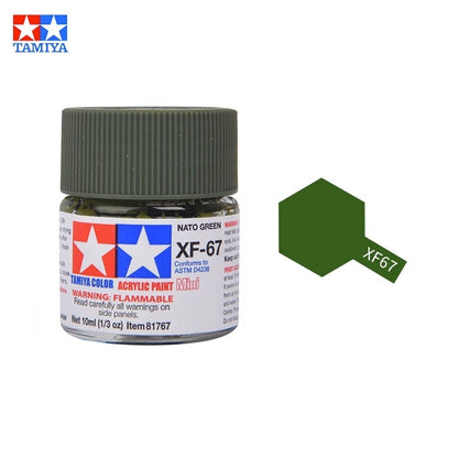 Tamiya Acrylic Paint XF Series – Water-Based Flat Colors XF-1 to XF-90 for Gunpla & Scale Model Kits