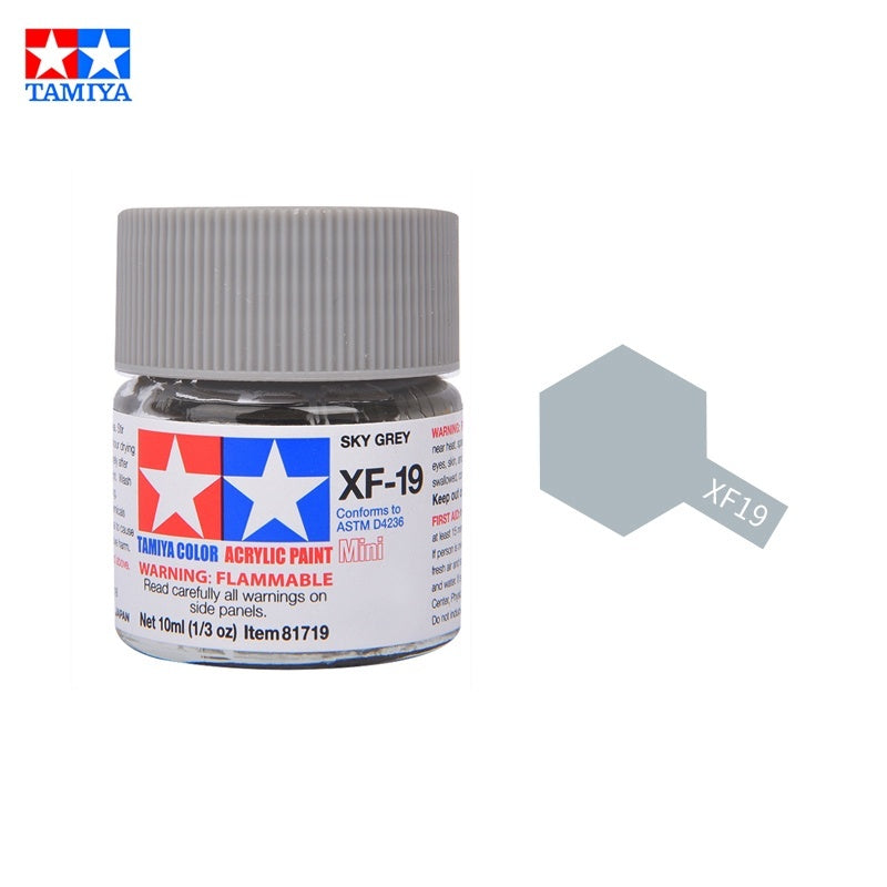 Tamiya Acrylic Paint XF Series – Water-Based Flat Colors XF-1 to XF-90 for Gunpla & Scale Model Kits