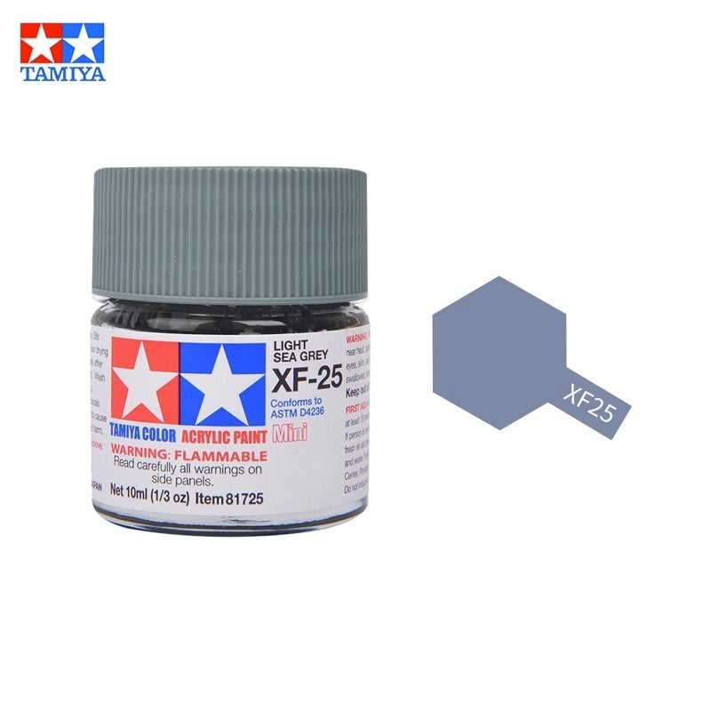 Tamiya Acrylic Paint XF Series – Water-Based Flat Colors XF-1 to XF-90 for Gunpla & Scale Model Kits