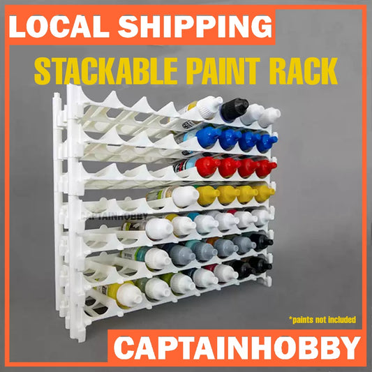 Stackable Desktop Paint Rack Paint Display Paint Stand Ink Holder Paint Organizer for Vallejo AK Mig AV Mecha