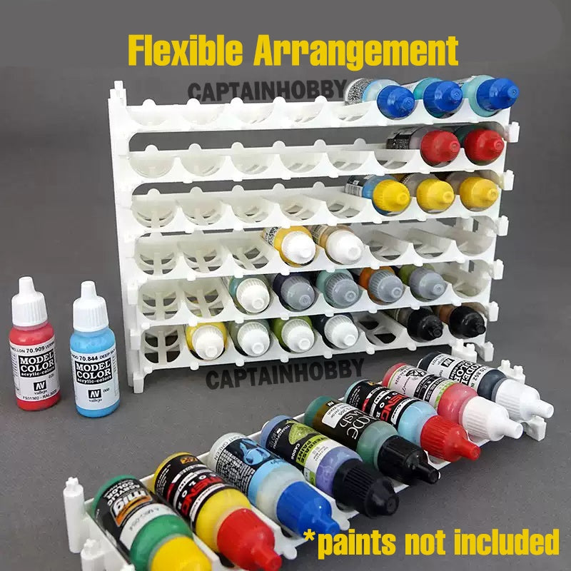 Stackable Desktop Paint Rack Paint Display Paint Stand Ink Holder Paint Organizer for Vallejo AK Mig AV Mecha