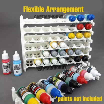 Stackable Desktop Paint Rack Paint Display Paint Stand Ink Holder Paint Organizer for Vallejo AK Mig AV Mecha
