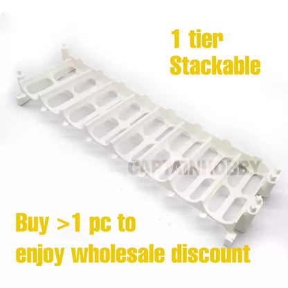 Stackable Desktop Paint Rack Paint Display Paint Stand Ink Holder Paint Organizer for Vallejo AK Mig AV Mecha