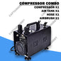 🇸🇬 Pro Airbrushing Compressor Kits Multiple Options with Air Tank & Mini for Gundam Gunpla Tamiya