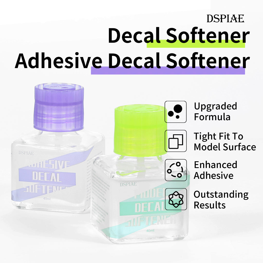 Decal Softer & Setter by Dspiae 40ml Bottle for Gundam Gunpla Scale Model Waterslide Decal Softer Setter DSP ETC-03/04