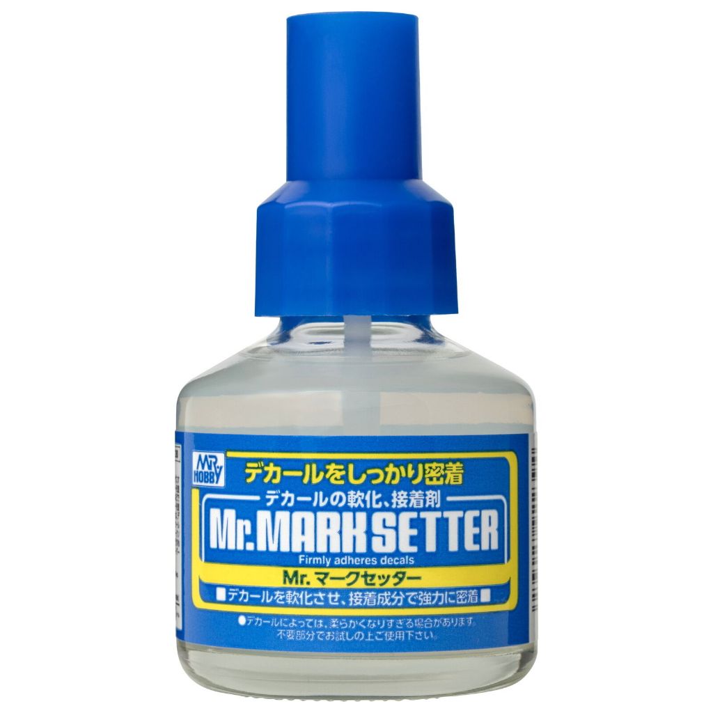 Mr. Mark Softer Setter Gunze Mr.Hobby 40ml Bottle for Gundam Gunpla Scale Model Waterslide Decal Softer Setter
