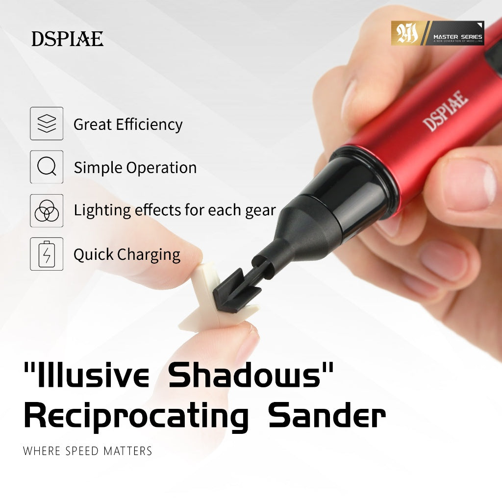 Wireless Electric Grinder Sander Set by DSPIAE ES-A for sanding grinding polishing Gundam Gunpla