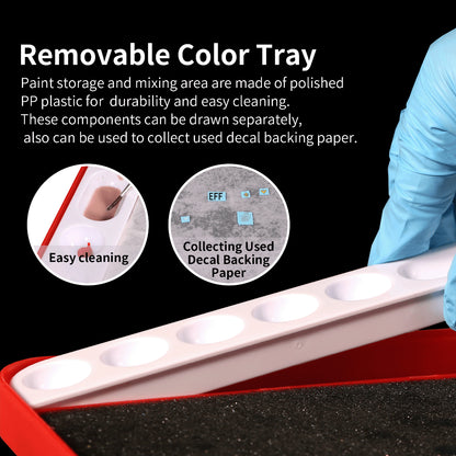 Premium Wet Palette/ Moisturizing Color Mixing Tray DSPIAE for Hand Brushing Painting/ decal Gundam MP-01 PRO