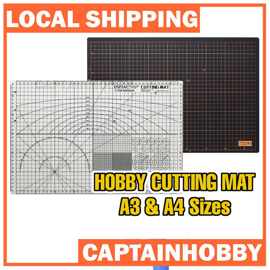 Hobby CUTTING MAT by DSPIAE Double Sided A3 A4 SIZE for Gundam Gunpla and Hobby Scale Model DSP AT-CA3/ AT-CA4
