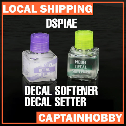 Decal Softer & Setter by Dspiae 40ml Bottle for Gundam Gunpla Scale Model Waterslide Decal Softer Setter DSP ETC-03/04