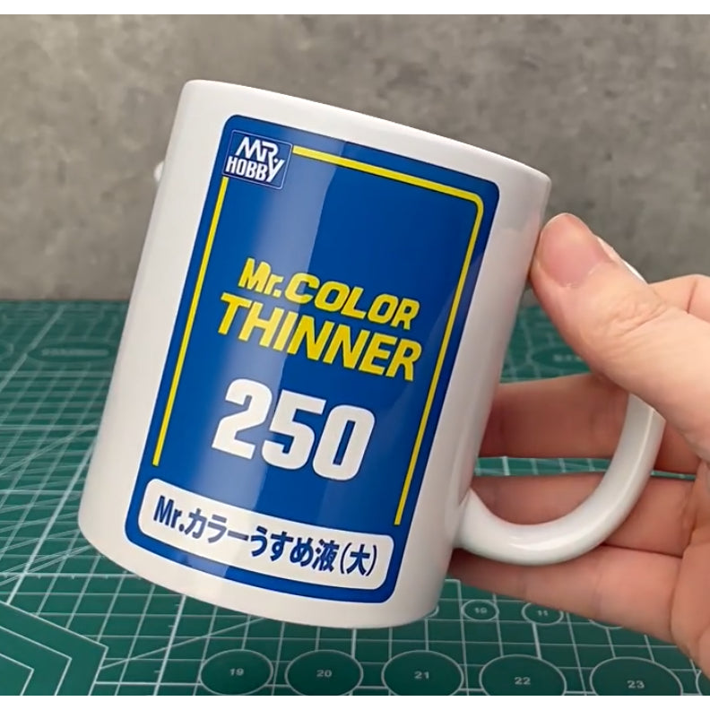 Model Kit Coffee Mug | Tamiya & Mr. Color Thinner Style | Funny Gift for Hobby Fans