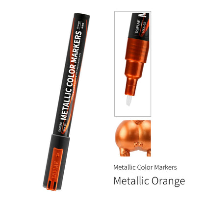 DSPIAE Super Metallic Marker MKA MKS Chrome Silver Gold Paint Pen for Gunpla Gundam Model Hobby DIY