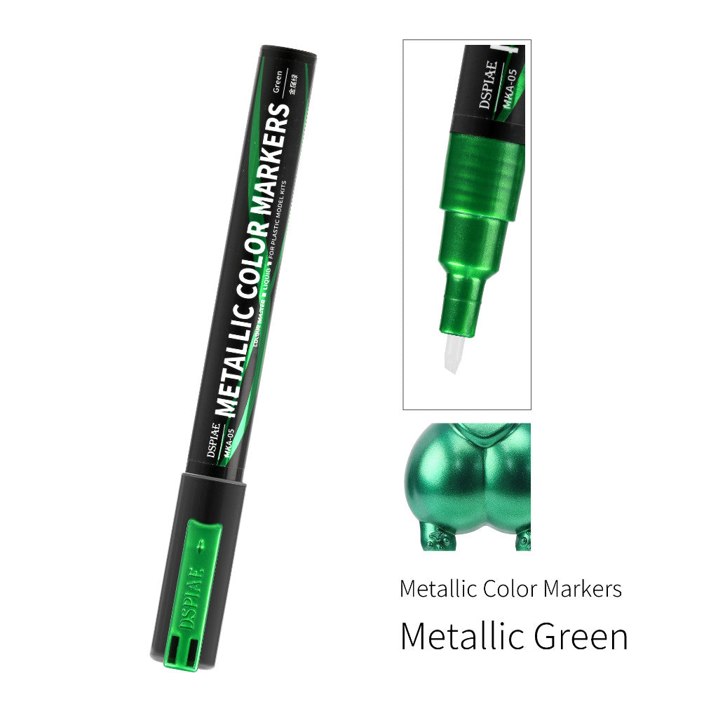 DSPIAE Super Metallic Marker MKA MKS Chrome Silver Gold Paint Pen for Gunpla Gundam Model Hobby DIY