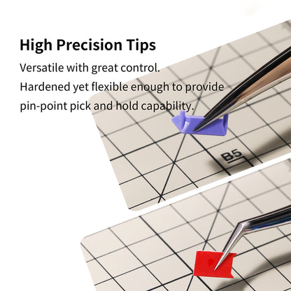 Hobby Precision Tweezers -Curved/ Flat/ Ultra Fine Types twizzer by DSPIAE for tamiya gundam scale model