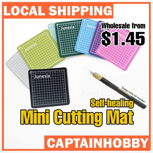Mini Self-Healing Cutting Mat for Model Kits – Portable Hobby Craft Cutting Board