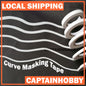 Masking Tape/ Curves by Manwah for Airbrushing Hand Brushing Painting Gundam Gunpla Tamiya Hobby Model  Diorama