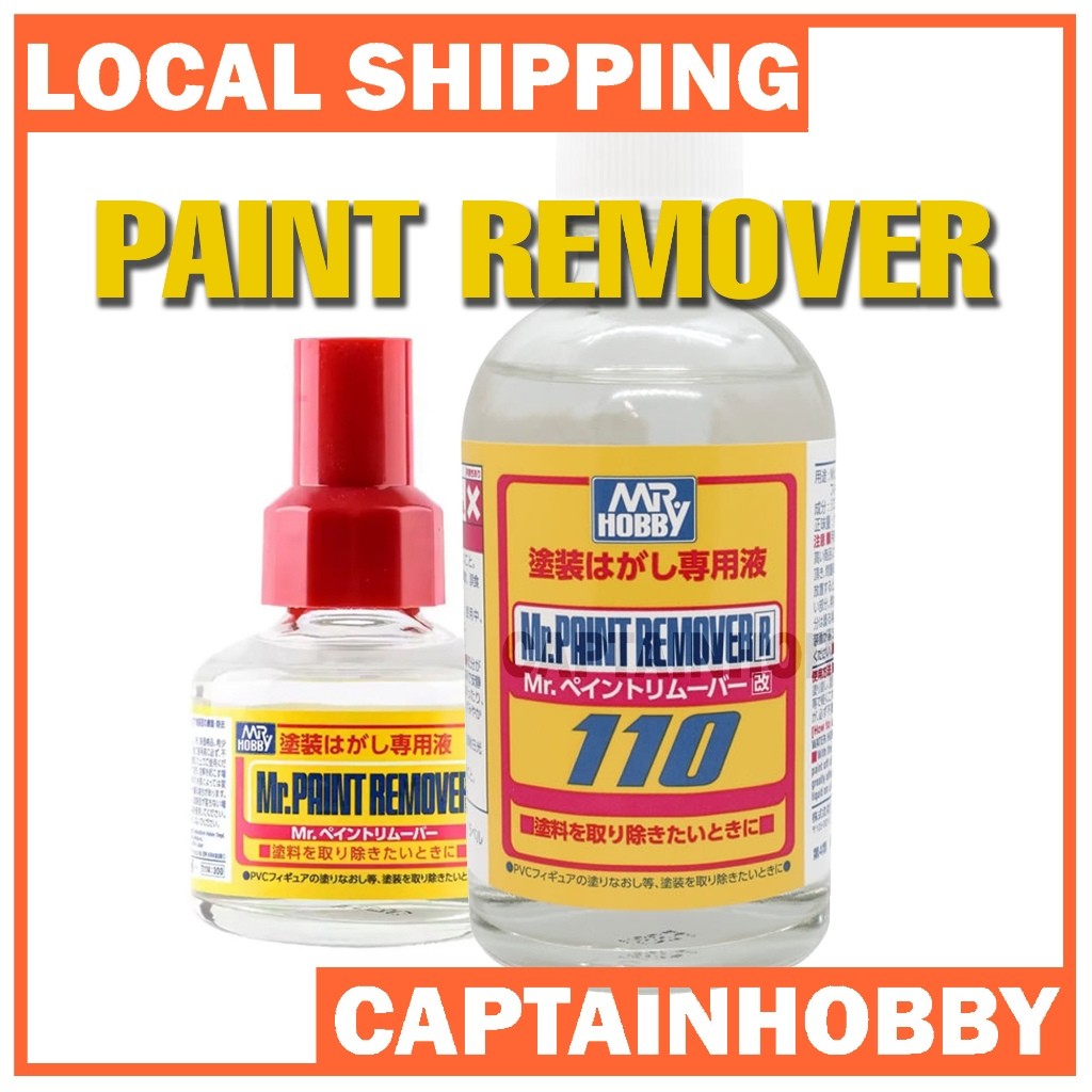 Mr. Hobby Mr. Paint Remover / R 110 – Model Paint Stripper for Plastic & PVC Kits T114 T119