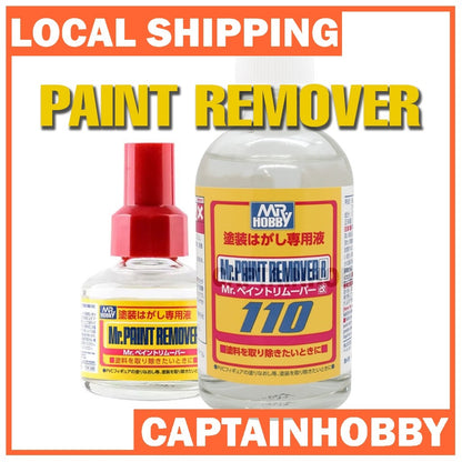 Mr. Hobby Mr. Paint Remover / R 110 – Model Paint Stripper for Plastic & PVC Kits T114 T119