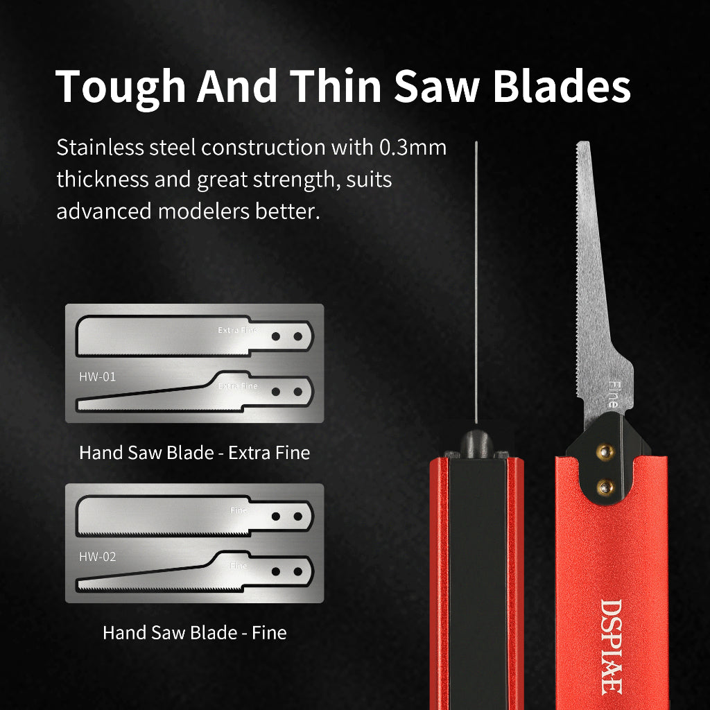 Hobby Razor Saw/ Hand saw Set/ Handy Craft Saw by DSPIAE Model Tools for Gunpla Gundam Tamiya Scale Model