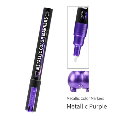 DSPIAE Super Metallic Marker MKA MKS Chrome Silver Gold Paint Pen for Gunpla Gundam Model Hobby DIY