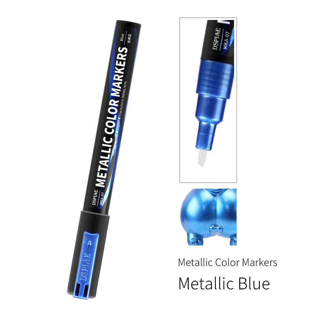 DSPIAE Super Metallic Marker MKA MKS Chrome Silver Gold Paint Pen for Gunpla Gundam Model Hobby DIY