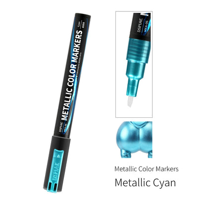 DSPIAE Super Metallic Marker MKA MKS Chrome Silver Gold Paint Pen for Gunpla Gundam Model Hobby DIY