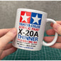 Model Kit Coffee Mug | Tamiya & Mr. Color Thinner Style | Funny Gift for Hobby Fans